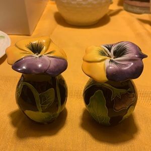 Blue Sky Salt and Pepper Shakers